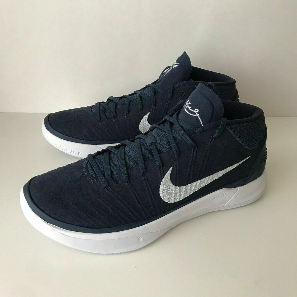 Nike Kobe AD TB Midnight Navy Suede 942521-401 Mens 17 Basketball Shoe NEW RARE